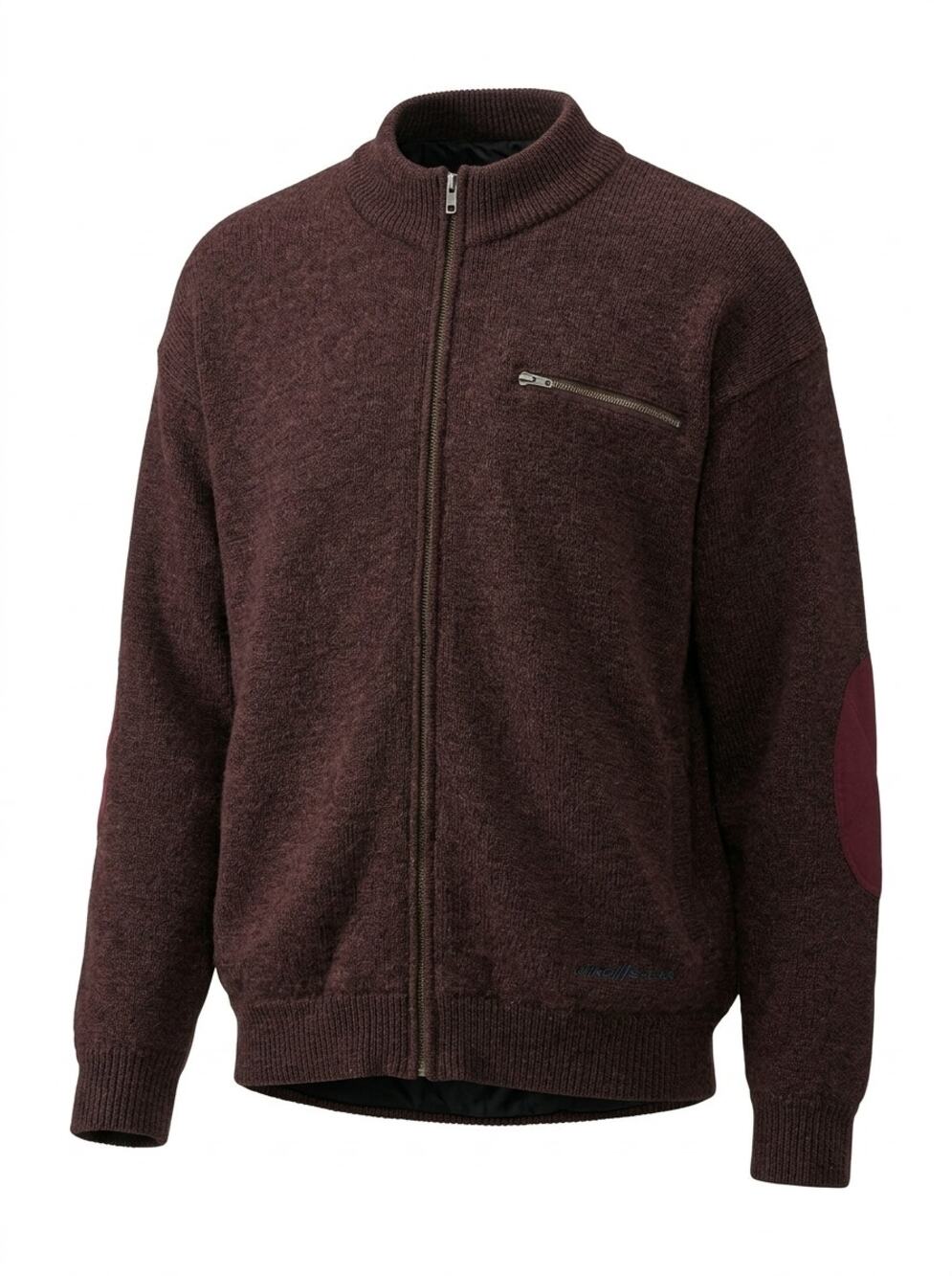 Cabela's Wind//Shear 100% Wool Knit Full Zip Lined Jacket Men Tall Size XL
